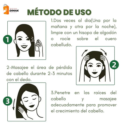 Suero para el crecimiento del cabello